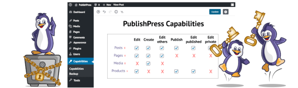 PublishPress-Capabilities-مدیریت دسترسی کاربران