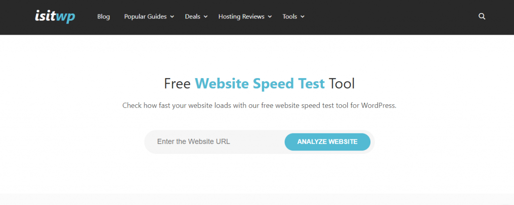 isitWP-تست سرعت سایت های وردپرسی