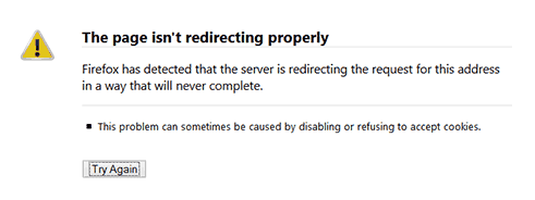 too-many-redirect-firefox-خطای too many redirects
