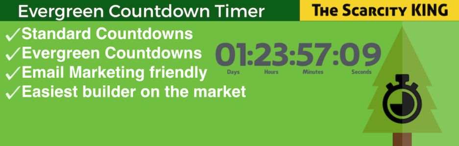 Evergreen Countdown Timer